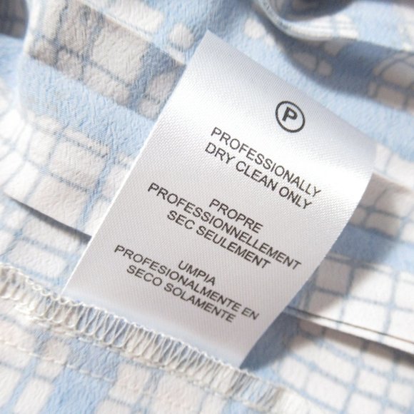 ๐ Anthropologie Dhruv Kapoor Plaid Mesh Midi Dress - Blue White Plaid XL - Picture 9 of 15